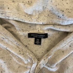 Saks Fifth Avenue Cashmere boxy hoodie